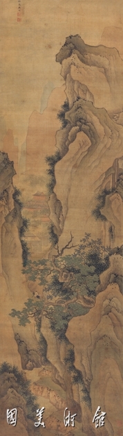 山径骑驴图