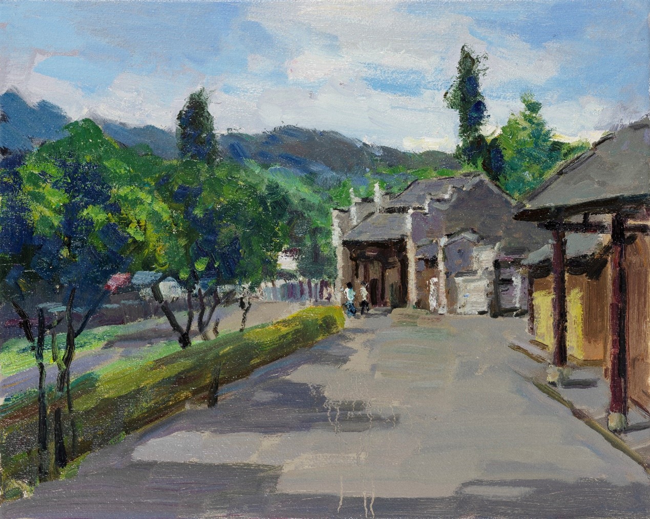 <h2>八角楼</h2><p>作者：张立农</p><p>创作年代：2024年</p><p>规格：40cm×50cm</p><p>品类：布面油画</p>