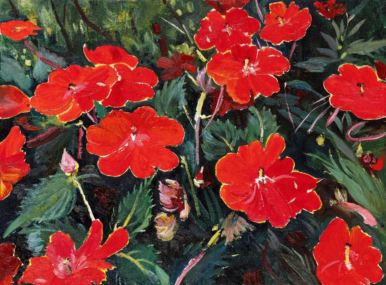 <h2>井冈山</h2><p>作者：吴啸海</p><p>创作年代：2024年</p><p>规格：60cm×80cm</p><p>品类：布面油画</p>