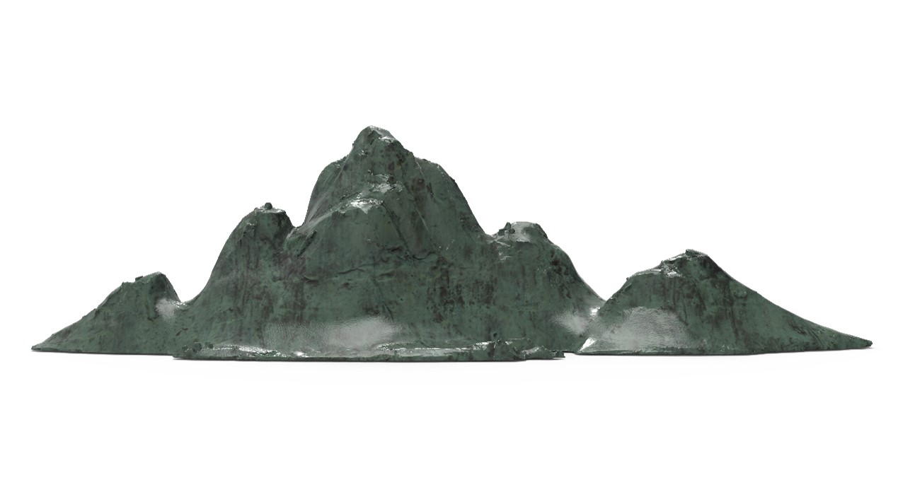 <h2>《见山》</h2><p>作者：李烜峰</p><p>创作年代：2024年</p><p>规格：100cm×40cm×40cm</p><p>品类：青铜</p>