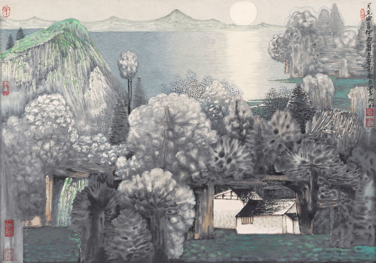 <h2>《月光曲》</h2><p>作者：薛亮</p><p>创作年代：2002年</p><p>规格：31cm×43cm</p><p>品类：中国画</p>