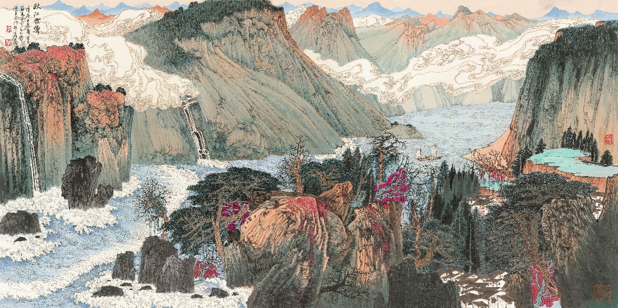 <h2>《秋江云涛》</h2><p>作者：薛亮</p><p>创作年代：2012年</p><p>规格：70cm×139cm</p>品类：中国画</p>