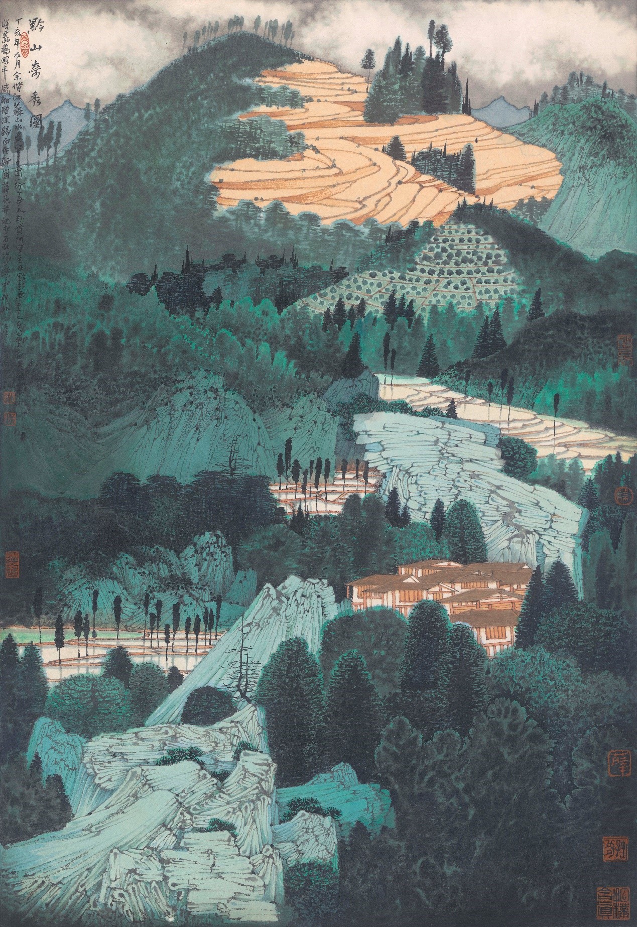 <h2>《黔山奇秀图》</h2><p>作者：薛亮</p><p>创作年代：2007年</p><p>规格：70cm×48cm</p><p>品类：中国画</p>