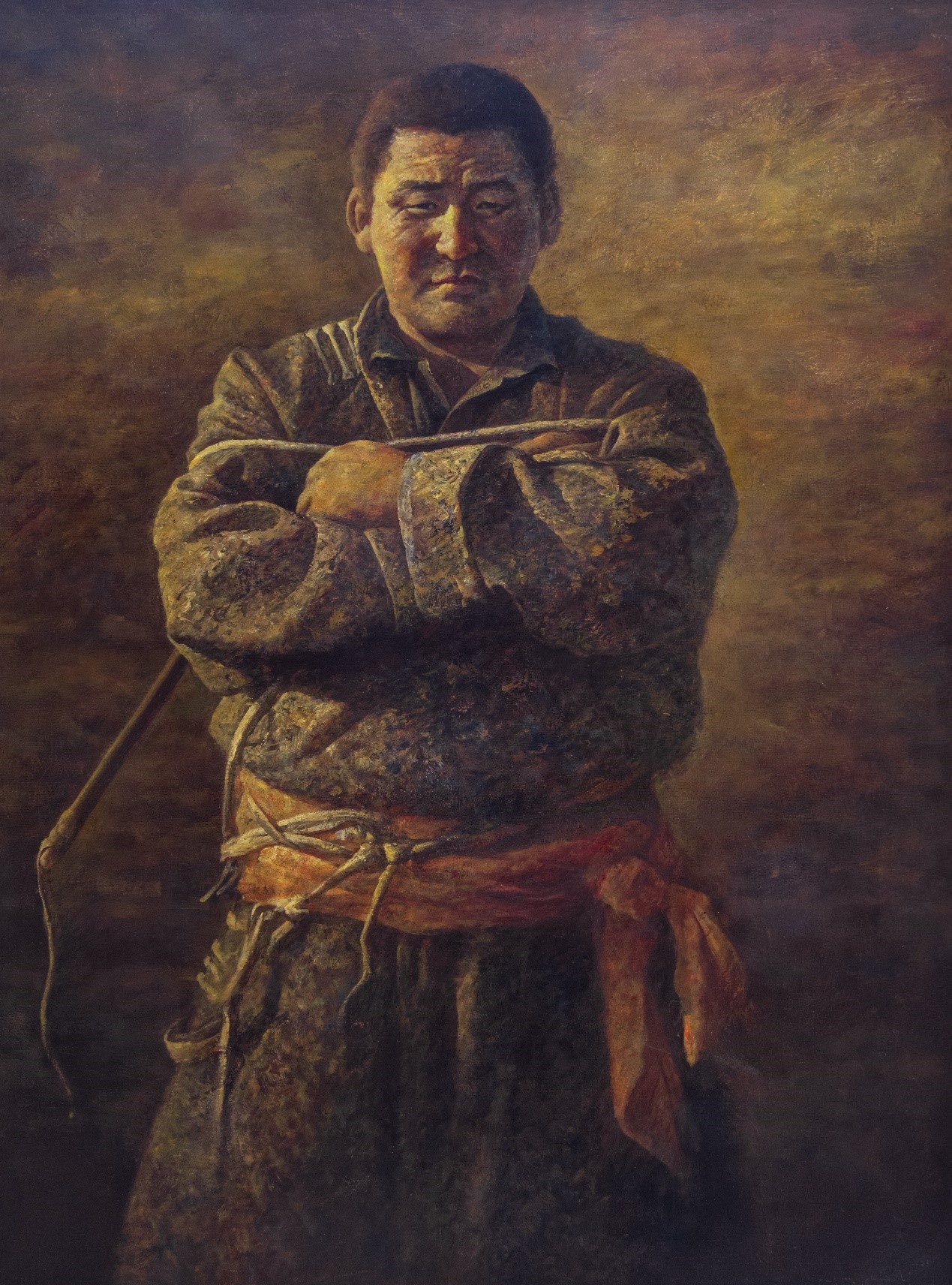 <h2>原乡-风沙掠过</h2><p>作者：刘亚江</p><p>创作年代：2014年</p><p>规格：100cm×75cm</p><p>品类：布面油画</p>