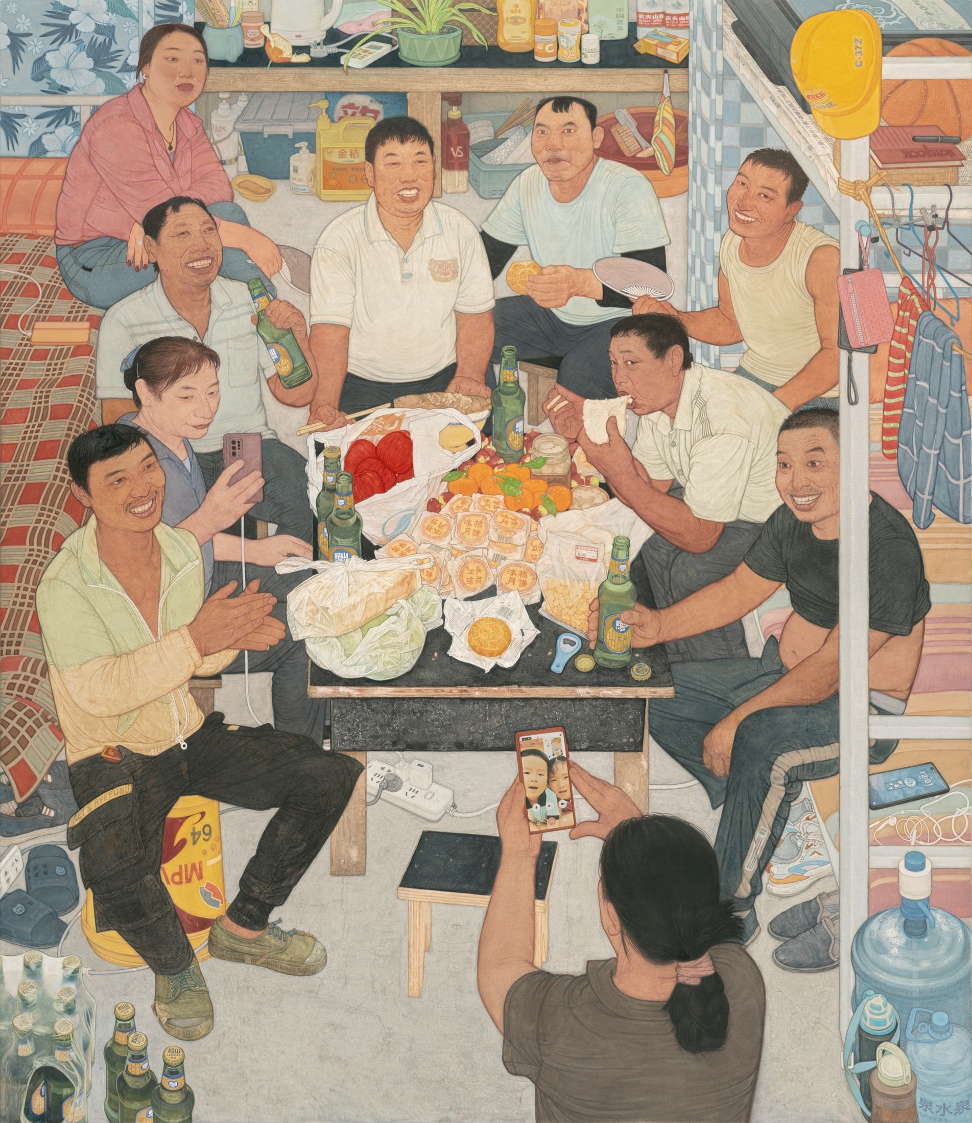 <h2>暖</h2><p>作者：李传真</p><p>创作年代：2024年</p><p>规格：240cm×210cm</p><p>品类：纸本设色</p>