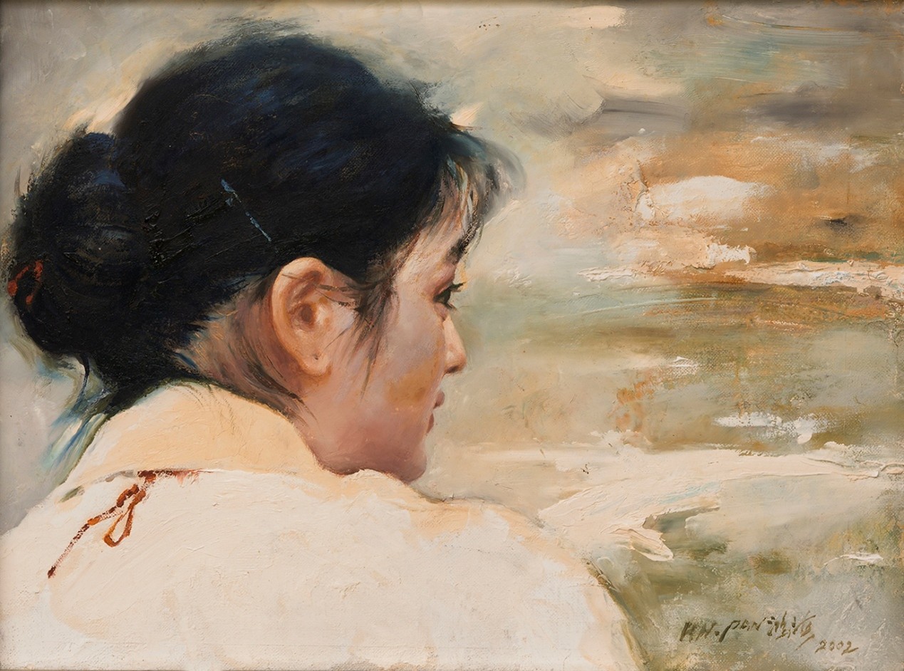 <h2>远方</h2><p>作者：潘鸿海</p><p>创作年代：2002年</p><p>规格：30cm×41cm</p><p>品类：油画</p>